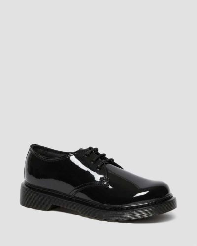 Tenis Dr Martens 1461 Junior Patent Cuero Para Niños DR5650I